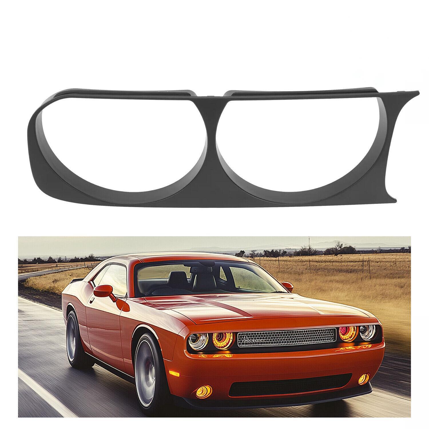 Right Side Front Headlight Lamp Bezel Trim Frame For Dodge Challenger 2008-2014