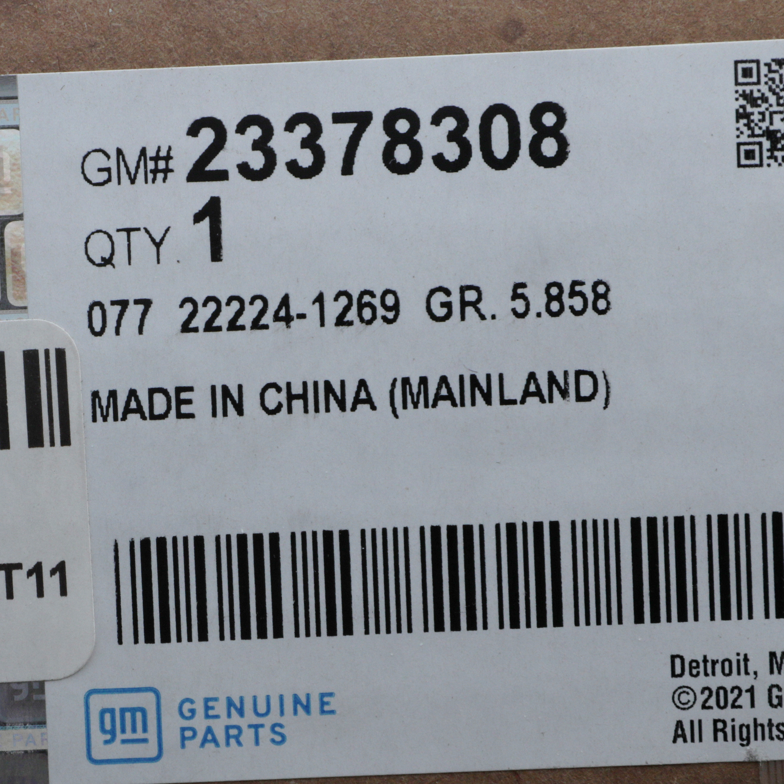 OEM NEW 2020 GMC Sierra Wheel Hub Center Trim Cap Cover 23378308