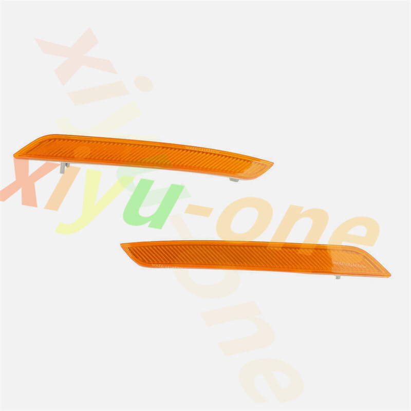 2X For BMW E71 E72 X6 2008-14 Front Bumper Body Side Amber Marker Reflector