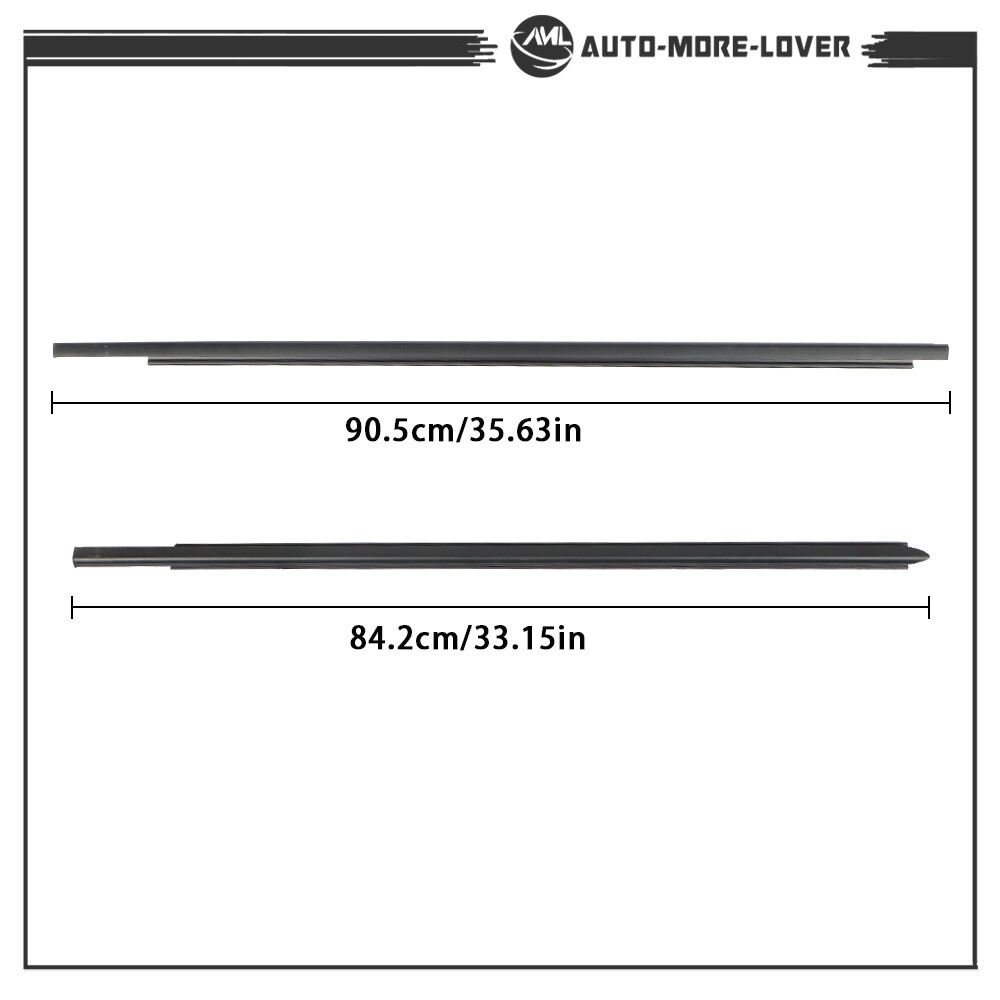 Weatherstrip Window Moulding Trim Seal Belt For 2009-2021 Ram 1500 2500 3500
