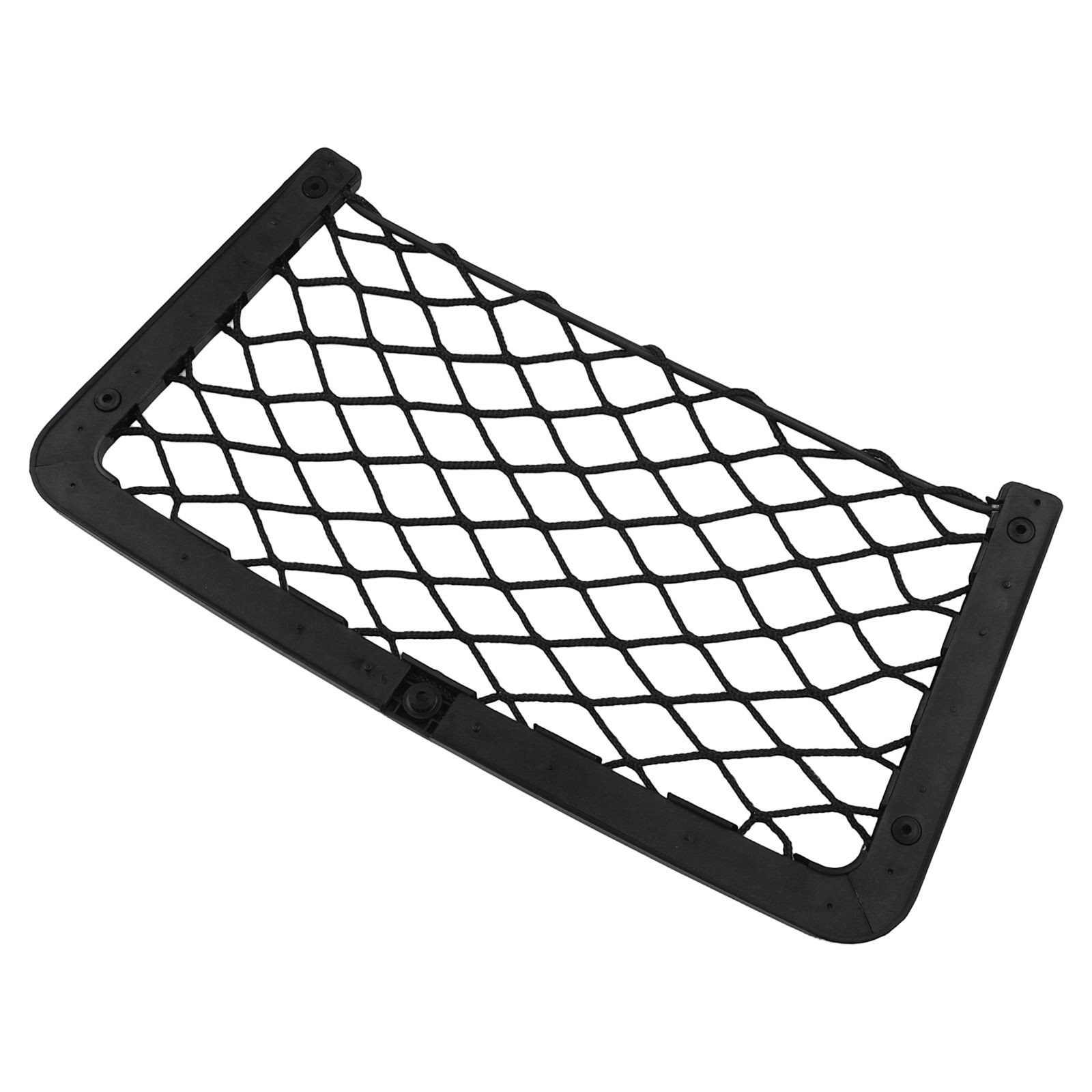 Plastic Car Seat Organizer Mesh Storage Bags 2Pcs 36*18CM Black High Quality