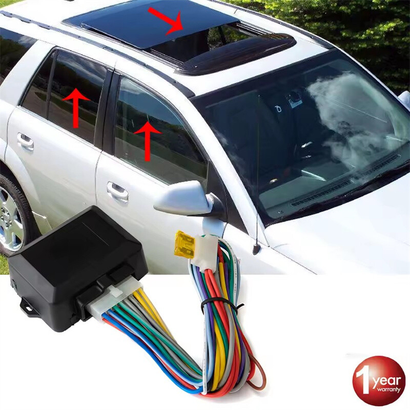 12V Vehicle 4 Door Automatic Safety Power Window Roll Up Closer Power Module Kit