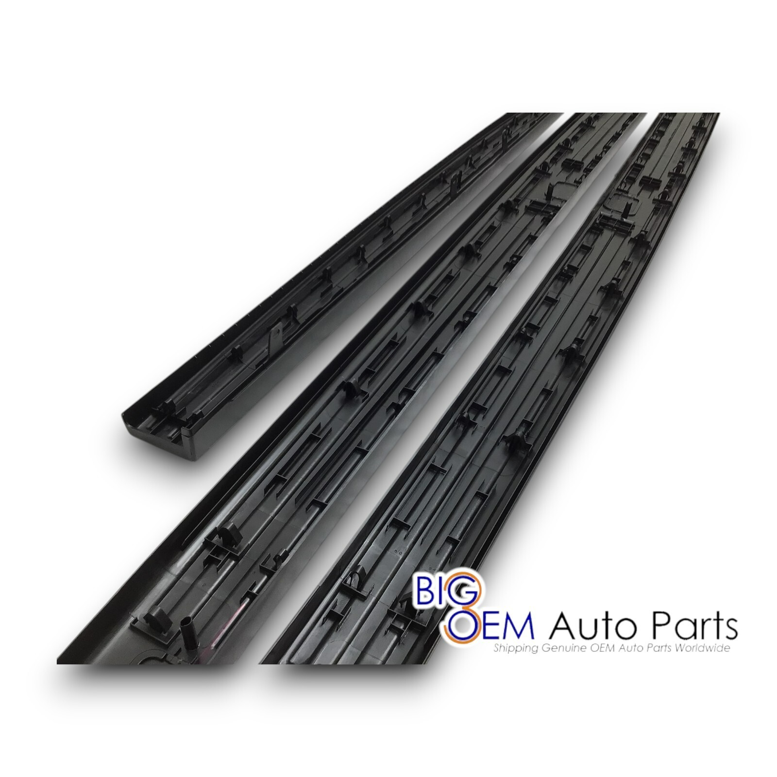 2009-2014 Ford F150 8′ Long Bed Rail & Tailgate Cap Molding Kit 3 piece Set OEM