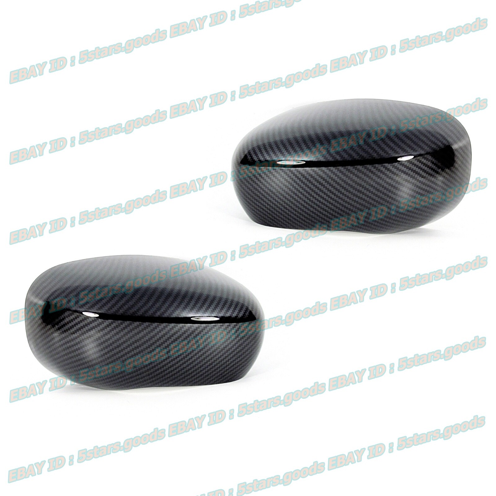 Carbon Fiber Covers Trim For 2006 07 08 09 2010 Dodge Charger SRT-8 Side Mirror