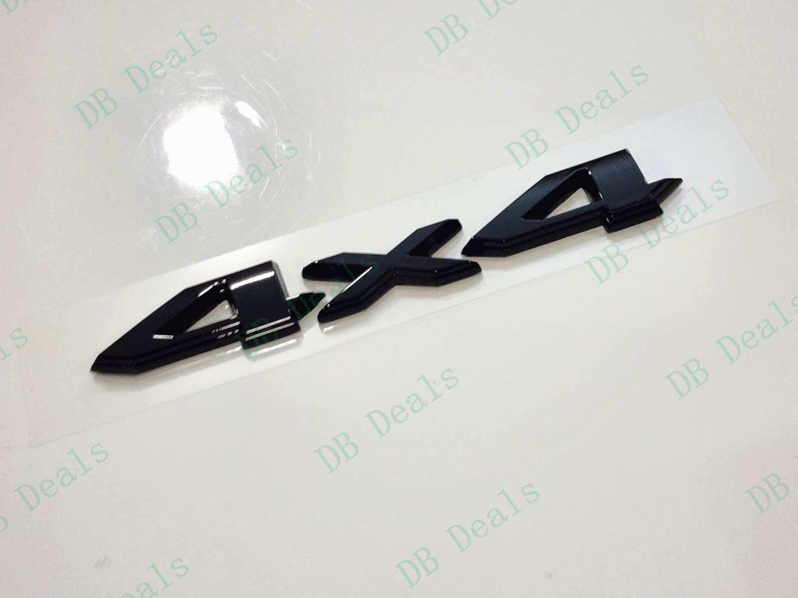 1P Gloss Black Rear 4X4 Emblems Badge Letter Fit 2021+ Jeep Grand Cherokee WL/WK