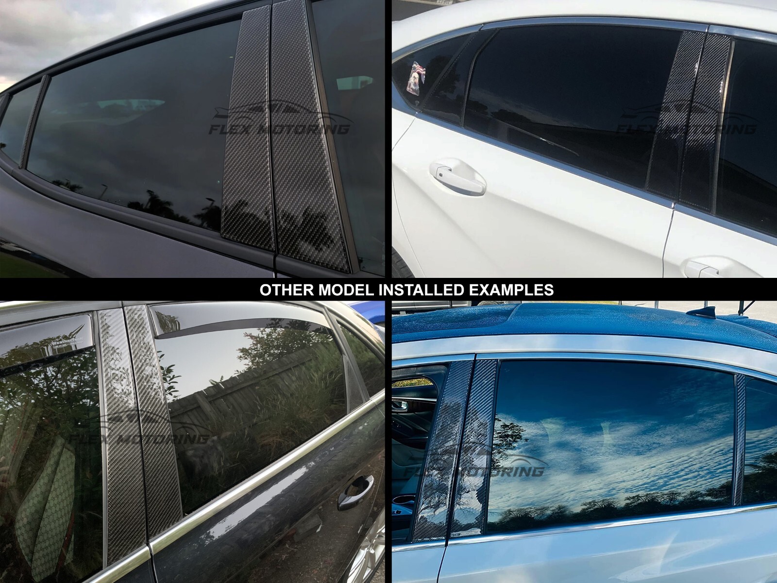 USA Made Real Carbon Fiber Pillar Post Trim 10PC FOR 2025-2026 Toyota Camry