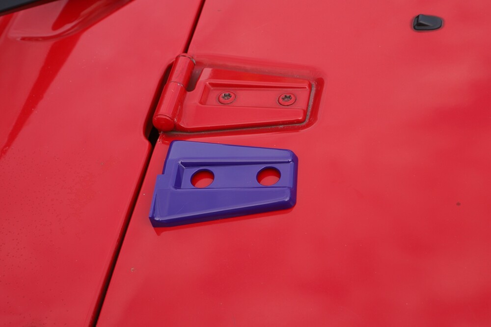 Purple Hood Hinge Cover Trim Fit for Jeep Wrangler JK JKU 2007-2018 Accessories