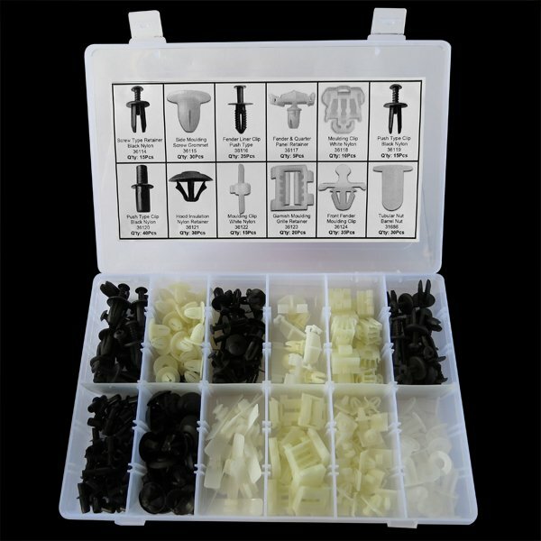 270 Clips Grille Fender Moulding Push Type Retainer Assortment For Mercedes Benz