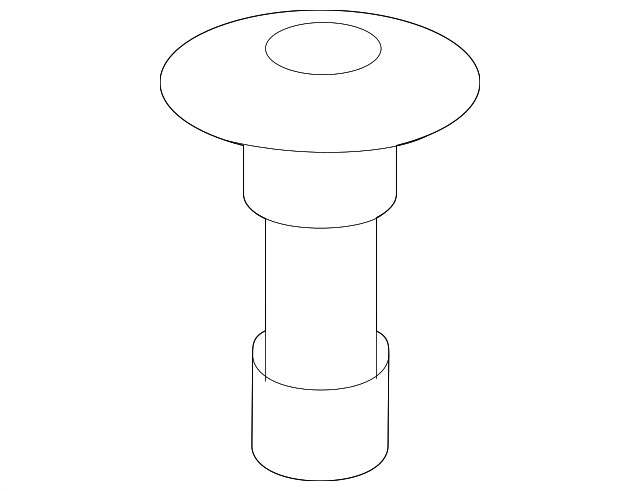 Genuine Porsche Trim Molding Retainer Clip 9J1-853-755