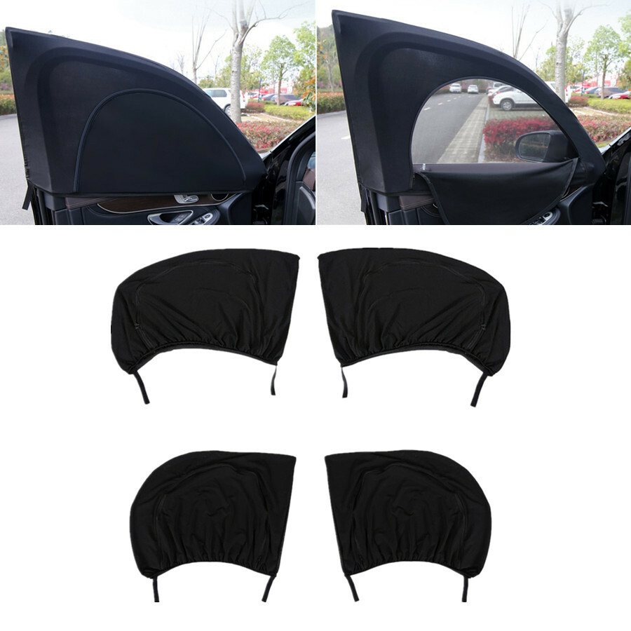Car Sun Shade Side Window Curtain Auto Foldable UV Protection SUV Accessories