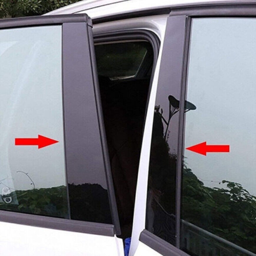 For Range Rover L405 2014-2022 pc black Door Window Center BC Pillar Posts Trim
