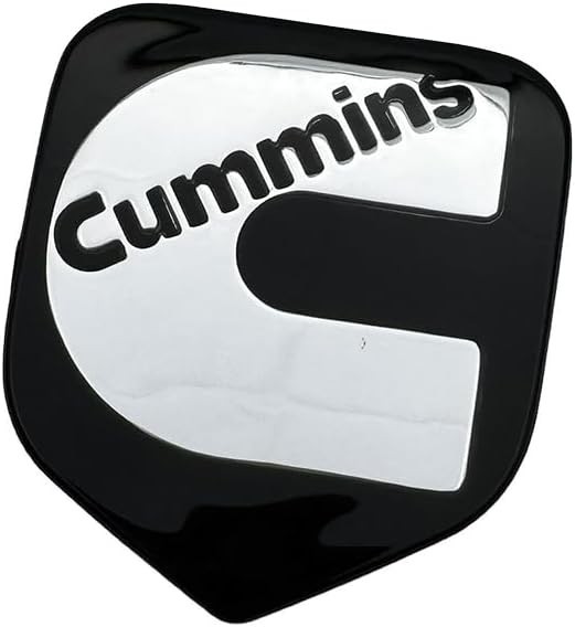 Black Chrome Fits for 2nd Gen 94-02 Front Grille Head Cummins Emblem NamePlate