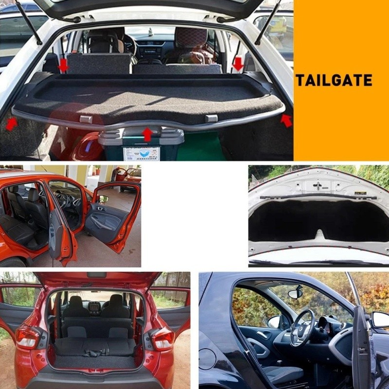 10ft Universal Auto Rubber Seal Weather Strip Door Window Trunk Hood Edge Trim