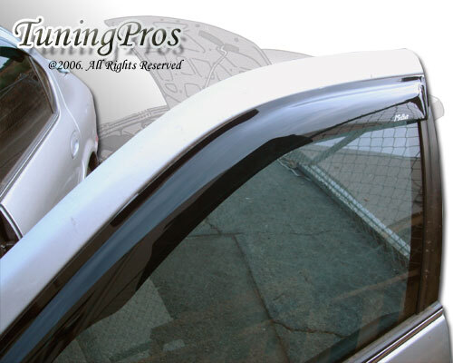 For Chevrolet Cavalier Coupe 1995-2005 Smoke Window Rain Guards Visor 2pcs Set