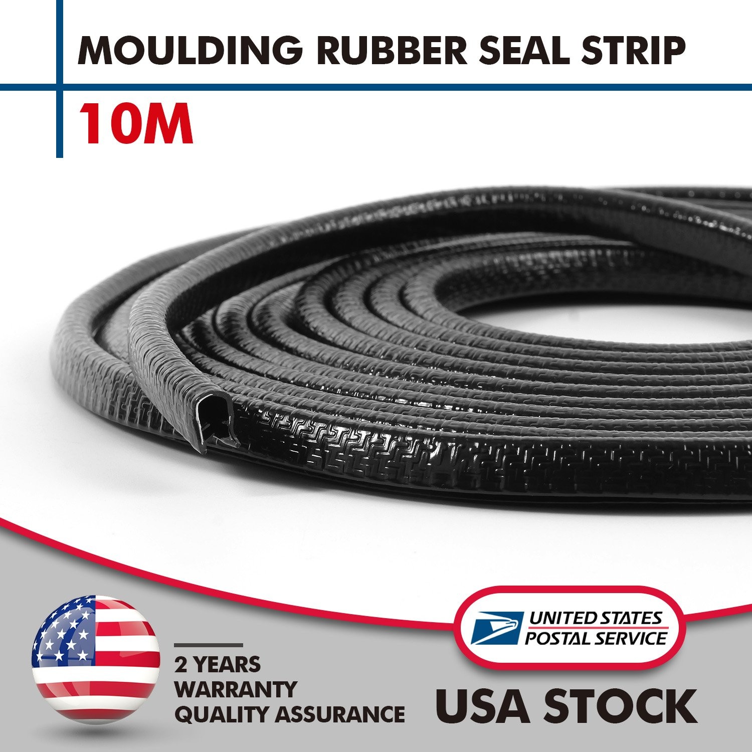 U Channel Edge Protect Trim Seal Strip, Cover Unfinished/Sharp/Curve Edges 33FT