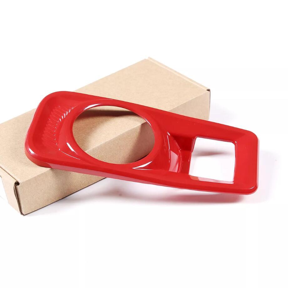 Car Gear Shift Switch Button Cover Trim For Ford Maverick 22-24 Accessories Red