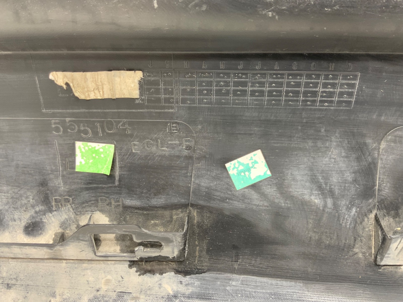 2011-2015 Ford Explorer PASSENGER REAR Door Lower MOLDING TRIM OEM BB53-78254A76