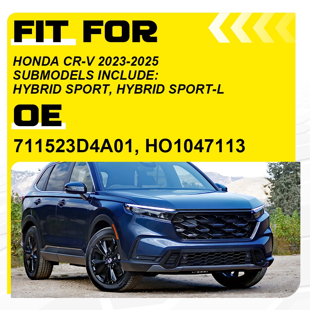 1x For Honda CR-V 2023-2025 Front Right Lower Bumper Grille Bezel Trim Insert