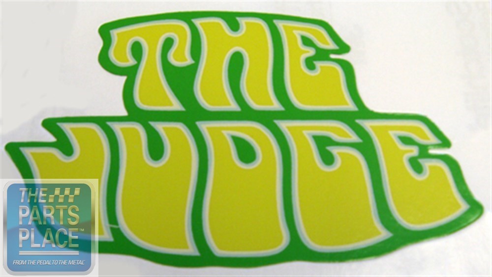 1970-71 Pontiac GTO Judge Stripe Decal Kit – Green / White / Yellow