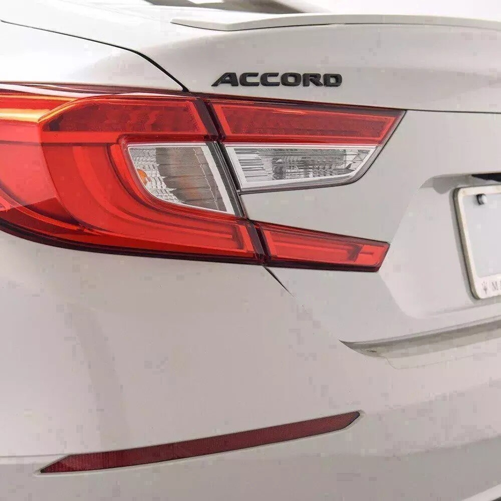 4PC For 2018-2022 Accord Honda Sedan 4Dr Sport Front Grill Trunk Emblem Badge