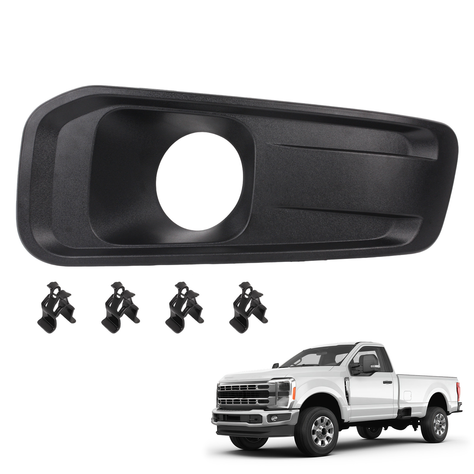 For 2023-2025 Ford F250/350/450/550 Super Duty LH Fog Lamp Bezel Trim Filler