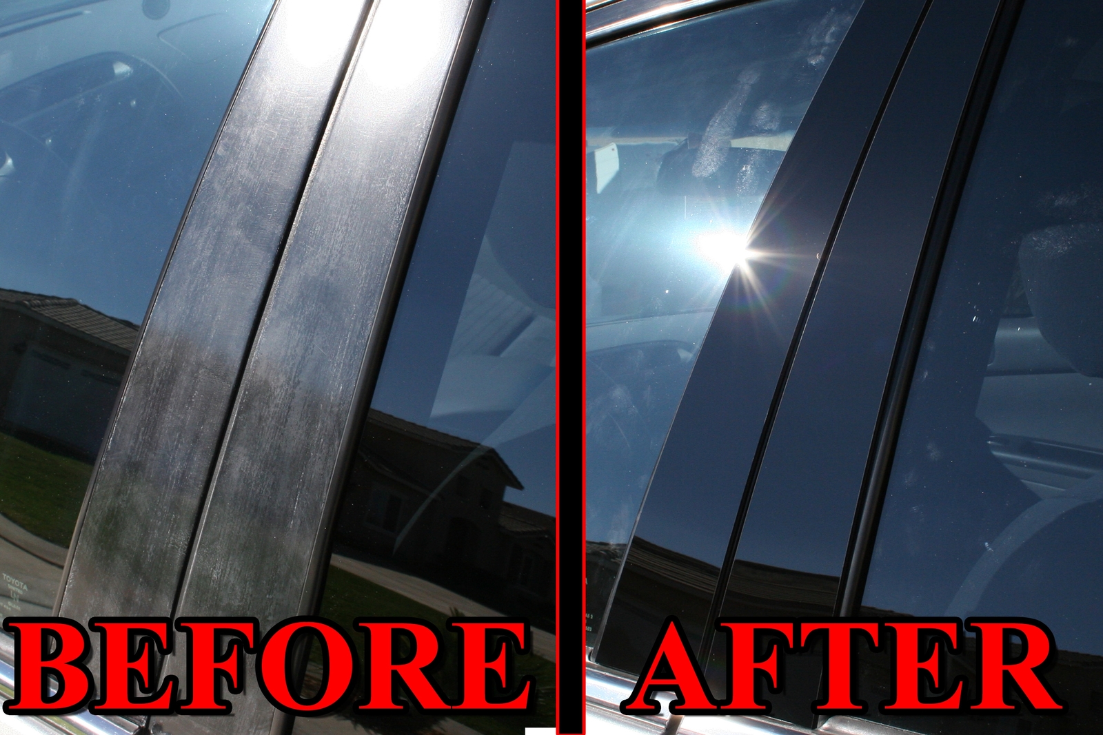 Black Pillar Posts for Hyundai Veloster 12-16 3pc Set Door Trim Piano Cover