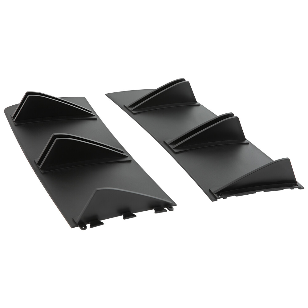 For Chevy Malibu RS Rear Lip Bumper Diffuser Shark 5-Fin Spoiler Wing Splitter