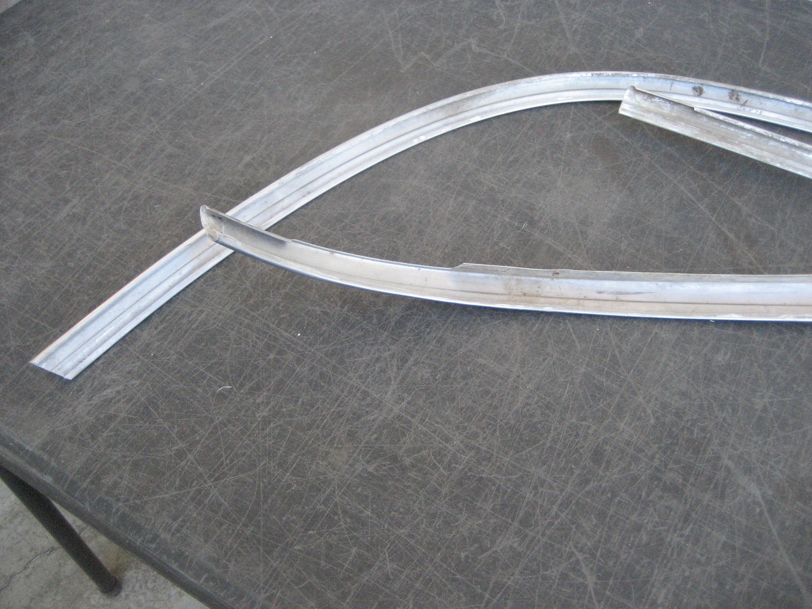 1958 BUICK WINDSHIELD MOLDING TRIM (4) PIECE-4 DOOR HARDTOP SUPER RIVIERA TRIM