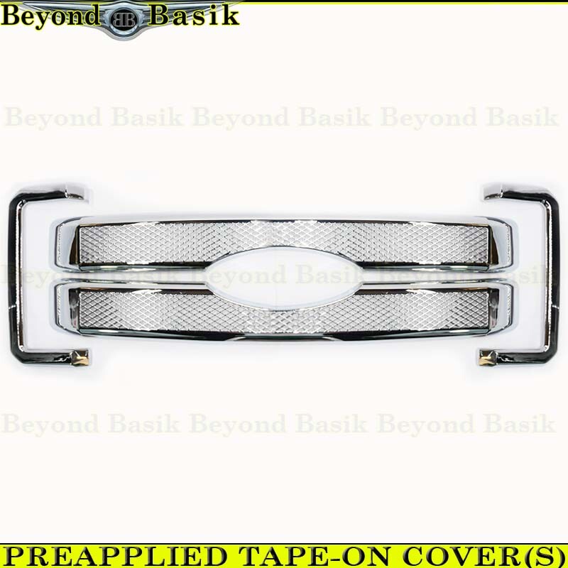 2011 12 13 14 15 2016 FORD F250-F550 PLATINUM Style Chrome Grille COVER Overlay