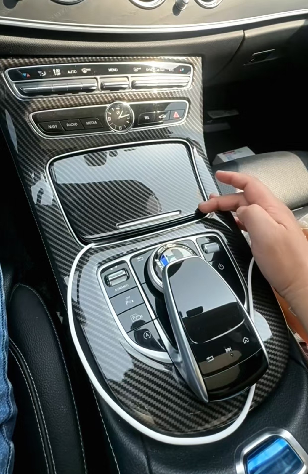 Center Console Trim Panel For 2016-2018 Benz E-Class W213 E63/E43AMG E300 E400