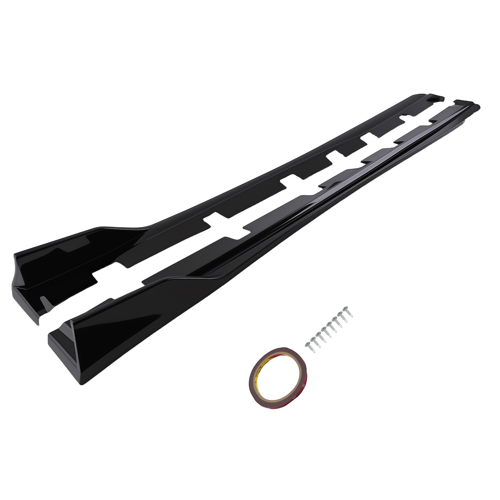 ABS Side Skirt Extension Panel for Lexus IS 2014-2020 Gloss Black Body Kit