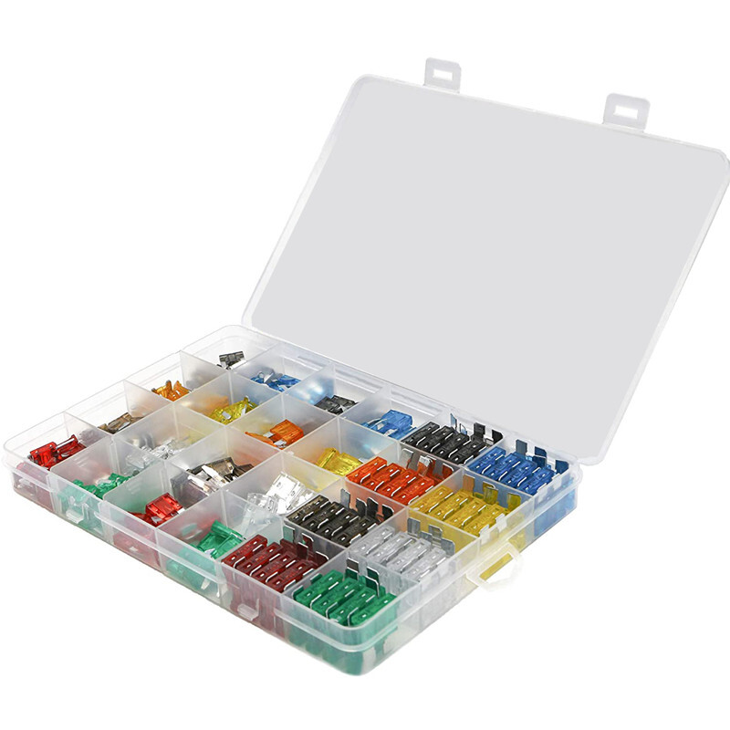 272Pc Car Fuse Car Blade Fuse Assortment Assorted Kit Mini Small Size Blade Set