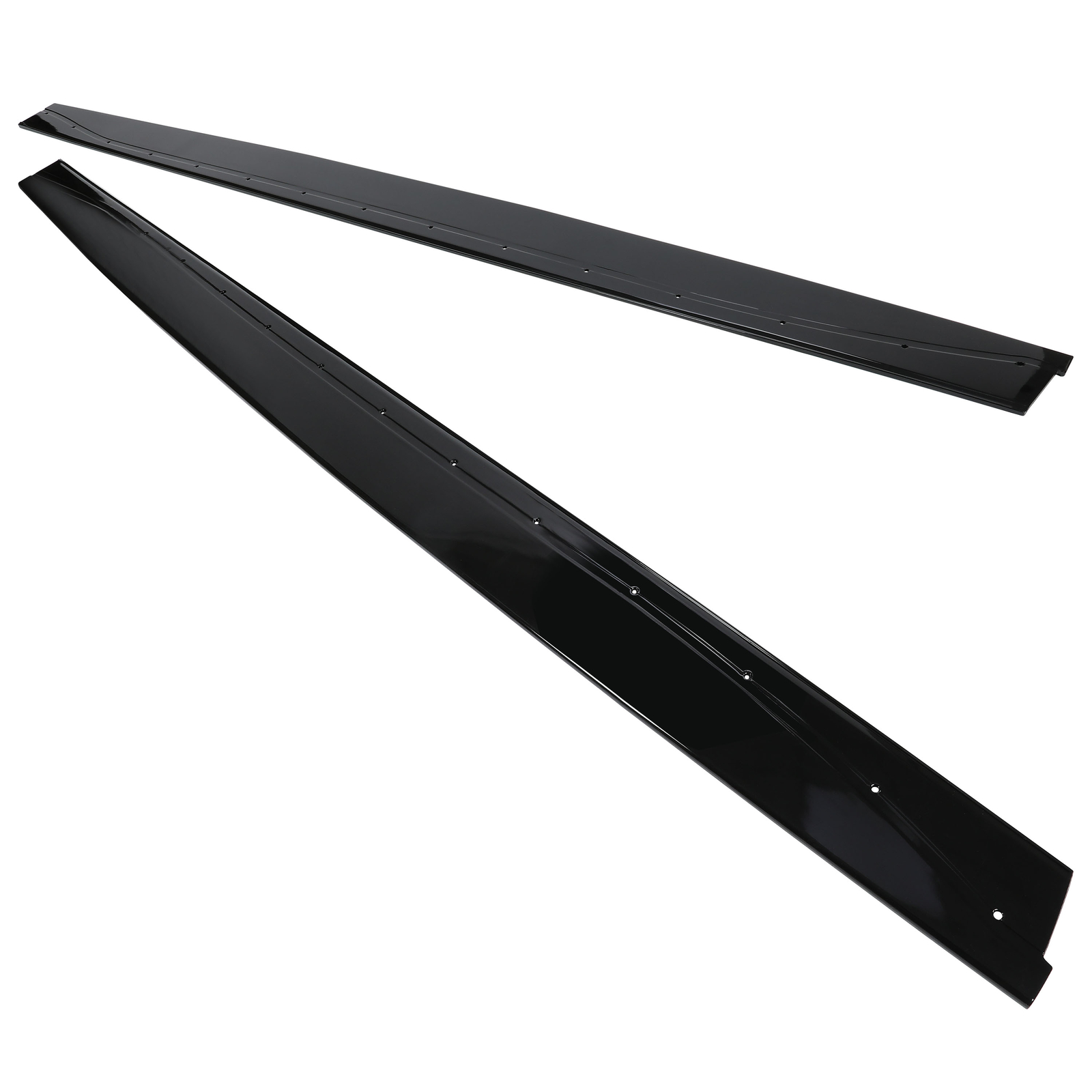 For BMW F82 F83 M4 2015-2020 Black MP Style Side Skirts Extension Lip Painted