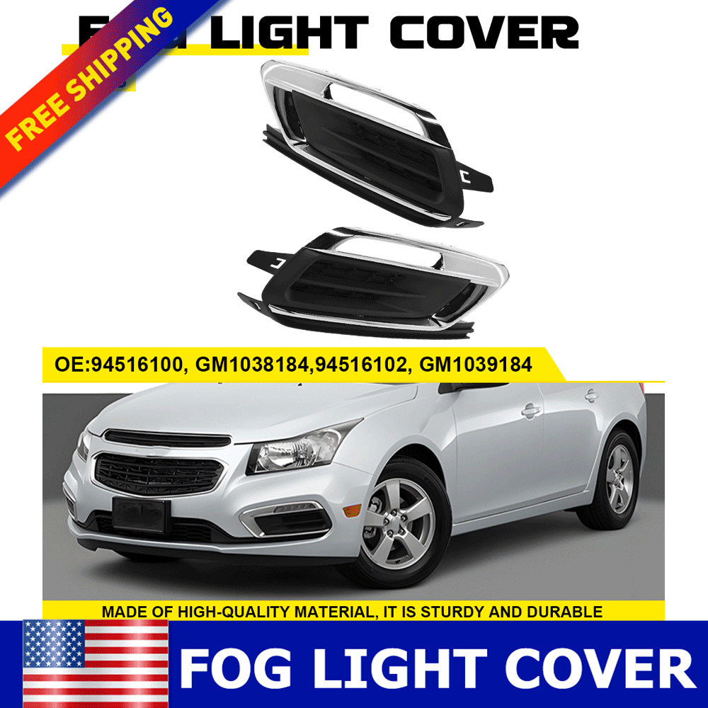 94516102 For 2015 2016 Chevrolet Cruze Fog Light Cover Bezel Left Right Side 2X