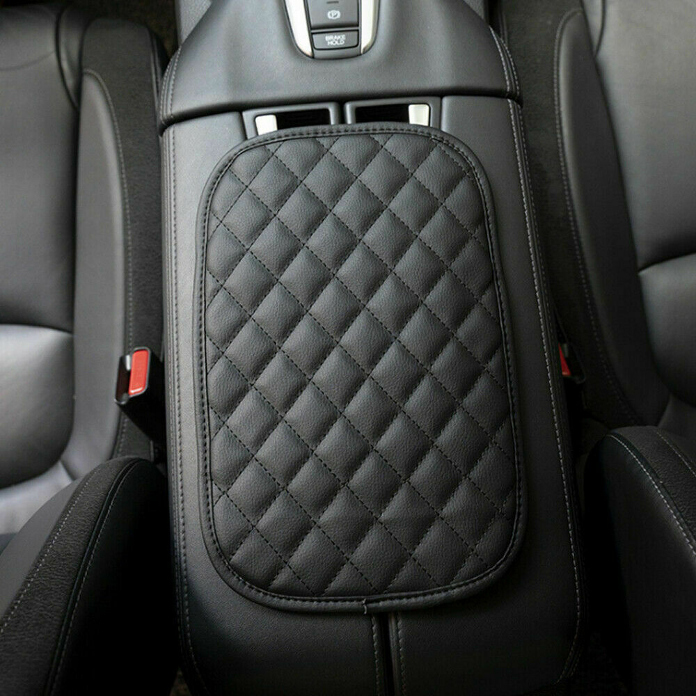 Armrest Pad Cover Center Console Box Cushion Protector Accessories For Car Black