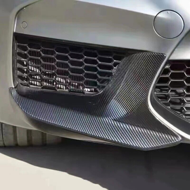 For 2017-20 BMW F90 M5 Dry Carbon Fiber Performance Style Front Bumper Splitters