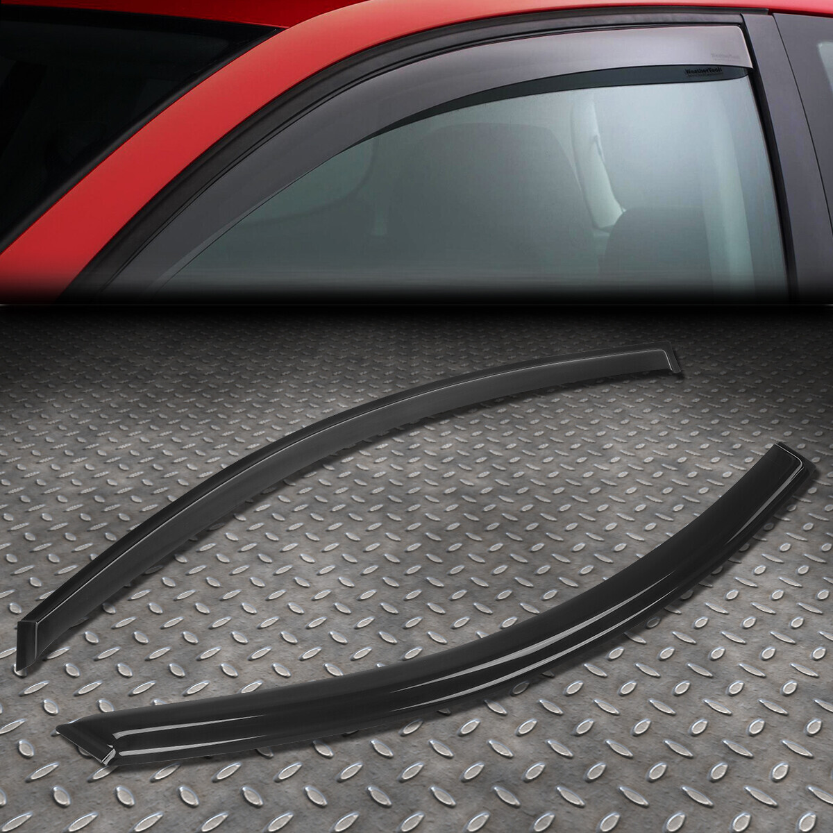 FOR 08-13 NISSAN ALTIMA 2-DR WINDOW VISORS WIND DEFLECTOR RAIN VENT GUARD SHADE