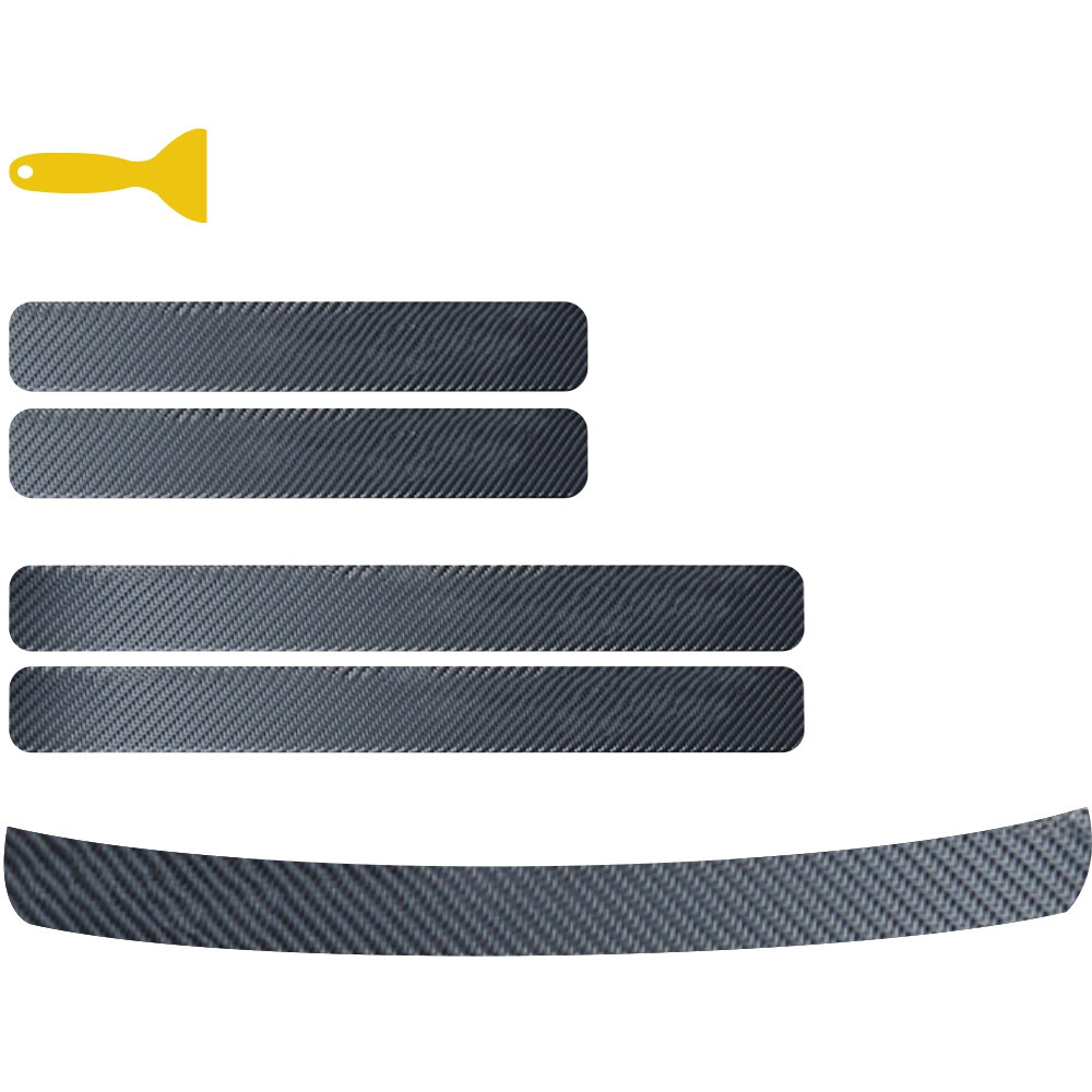 Car Door Sill Plate Protector Cover Sticker Scuff Anti Scratch Anti Kick