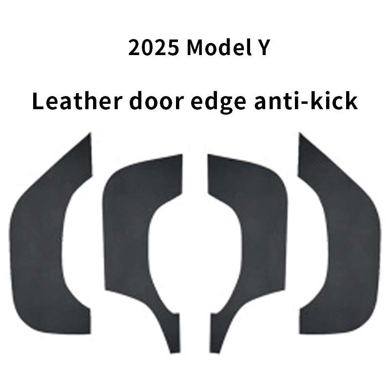 Side protection film for Tesla car door glove box kick pads