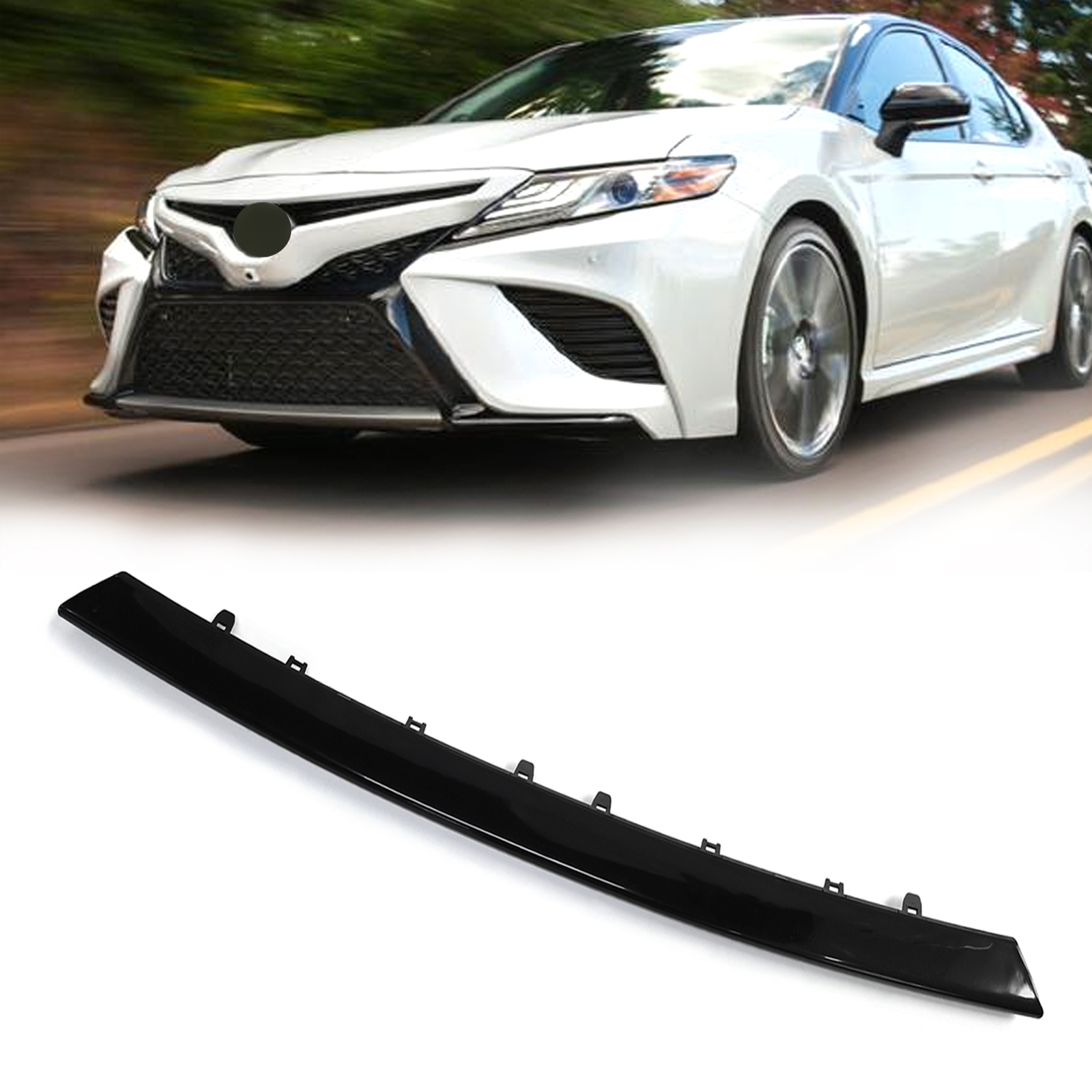 For 2018 2019 2020 2021 Toyoa Camry SE XSE Front Bumper Cover Lower Molding Trim