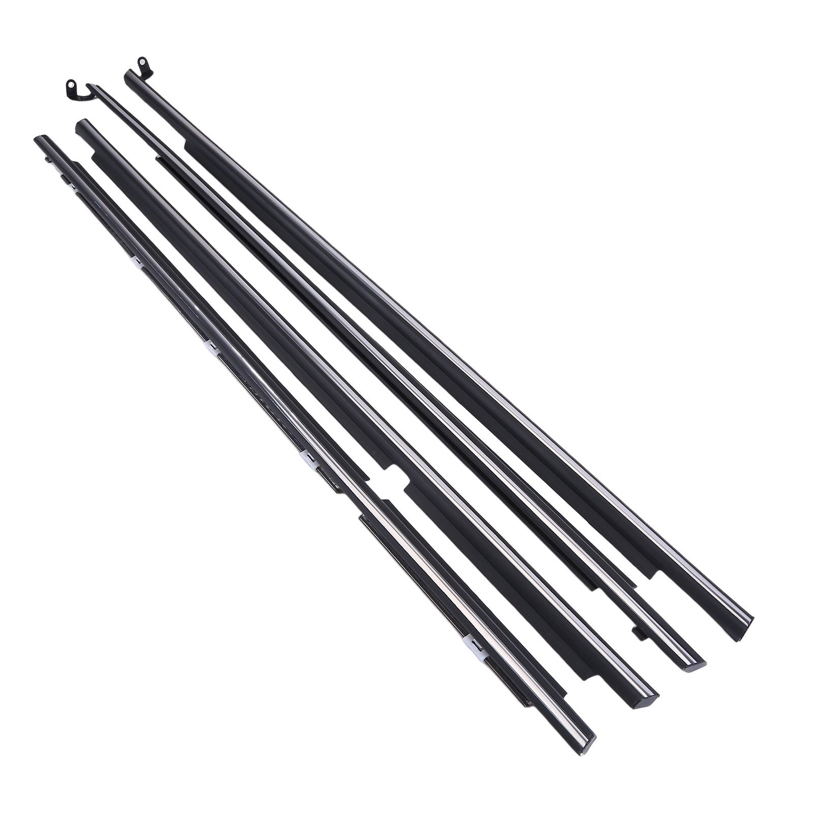 4Pcs For 1995-2002 Toyota Corolla Weatherstrip Window Moulding Trim Seal Belts