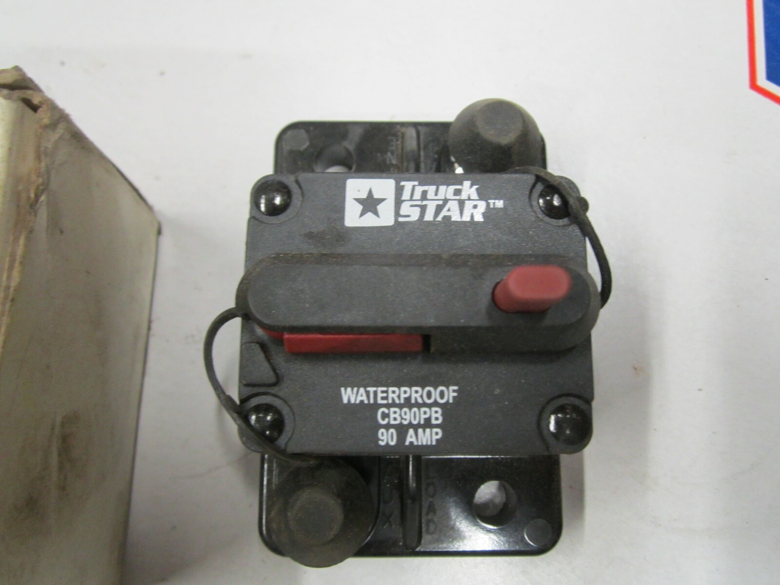 BUYERS PRODUCTS CB90PB Automotive Circuit Breaker,CB,90A,12VDC S# RB