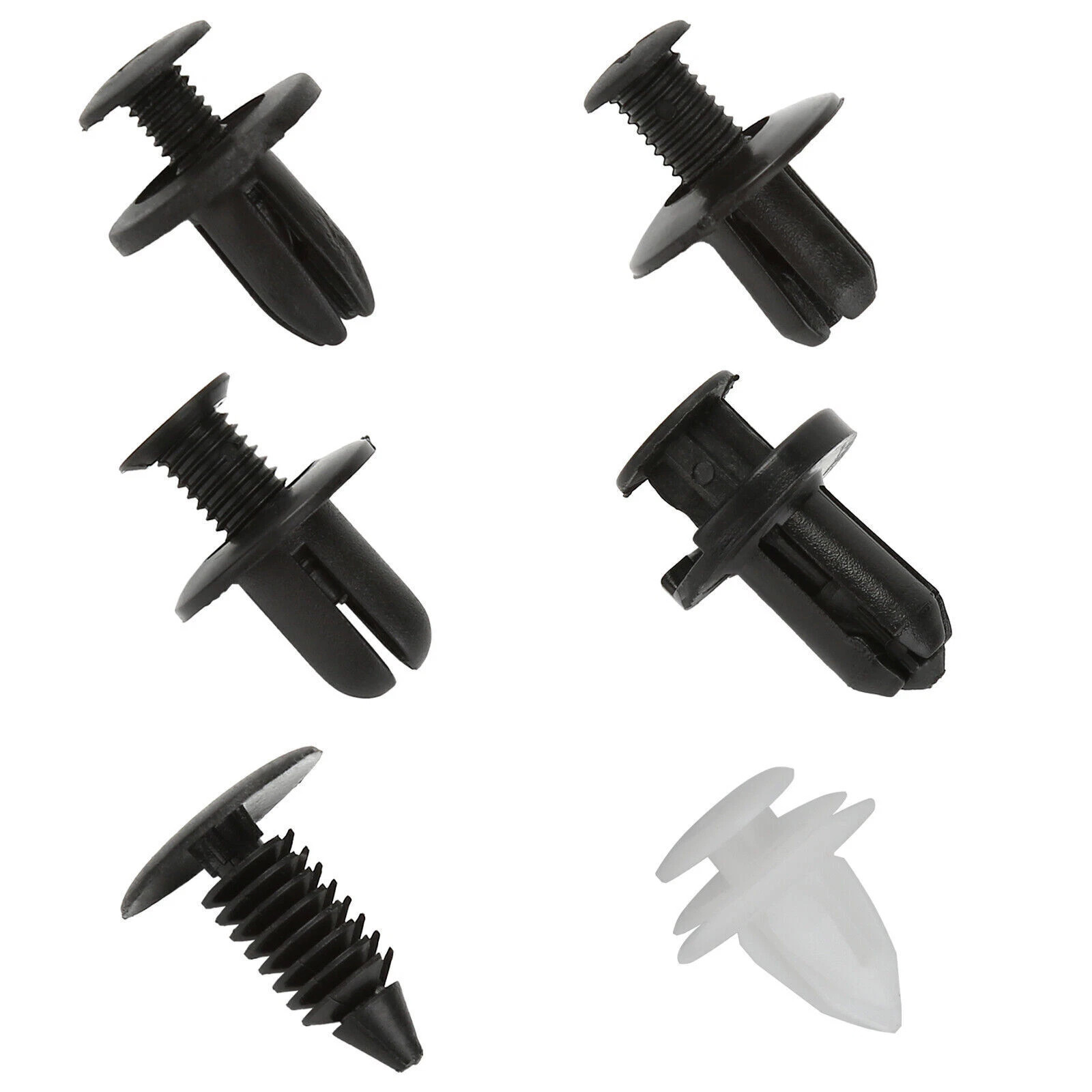 100pcs/Set Bumper Clips Fender Trim Car Auto Push Pin Rivet Fastener Panel Screw