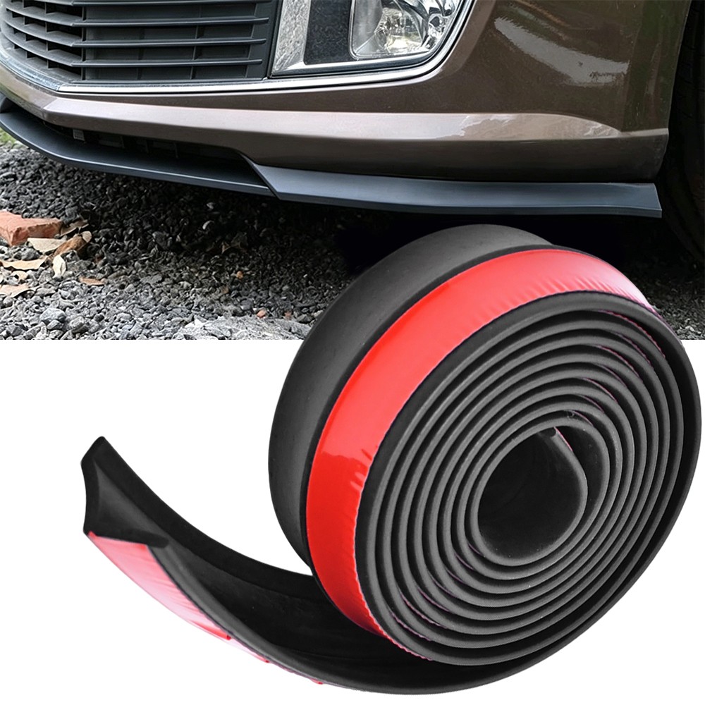 2.5M Car Front Bumper Lip Splitter Chin Spoiler Skirt Rubber Protector For Mazda