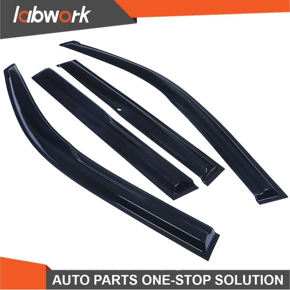 Labwork Window Visors For Nissan Rogue 2008-2013 Smoke Acrylic Window Sun Rain