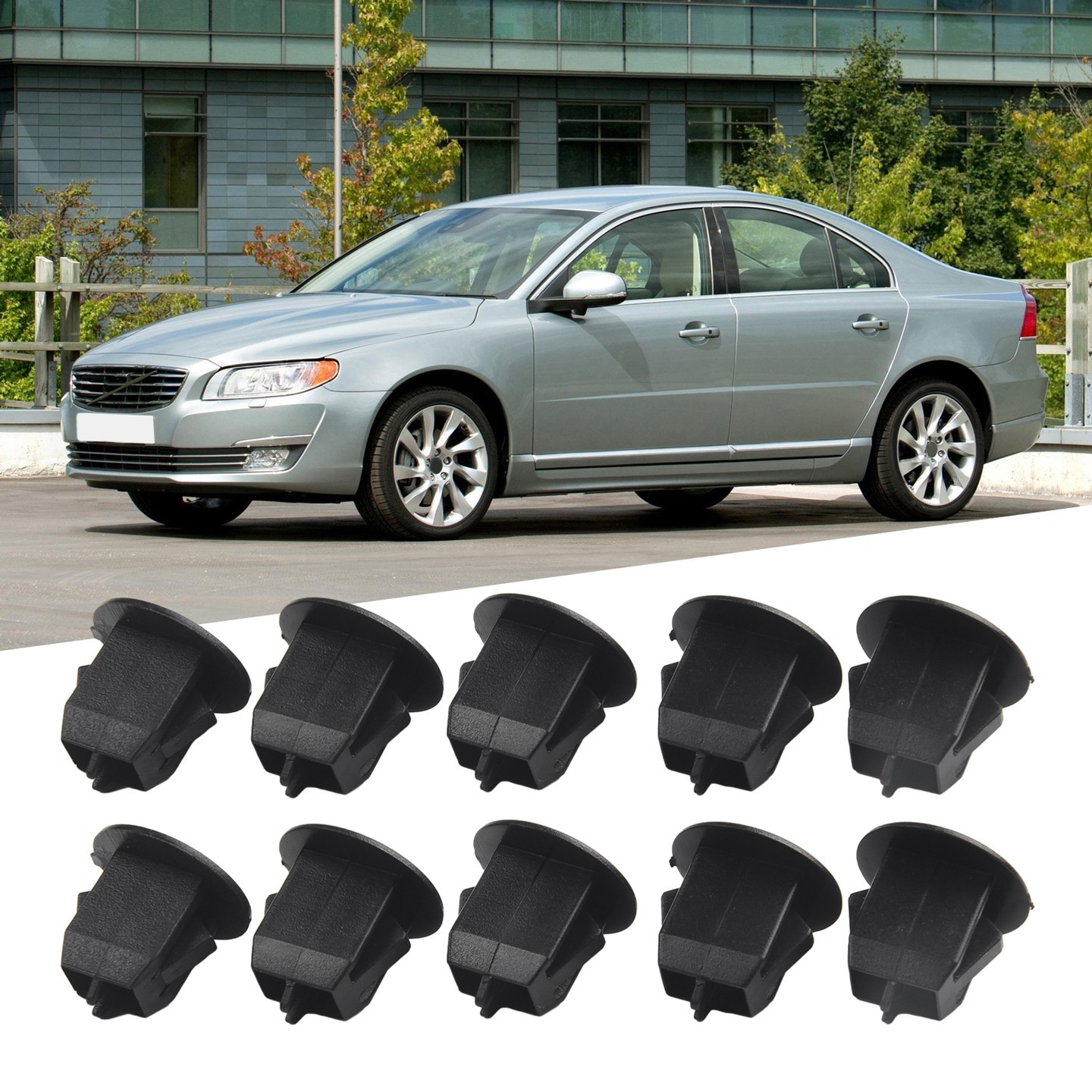 High Quality Plastic Car Trim Fasteners for Volvo S40 S60 S80 Pack of 25