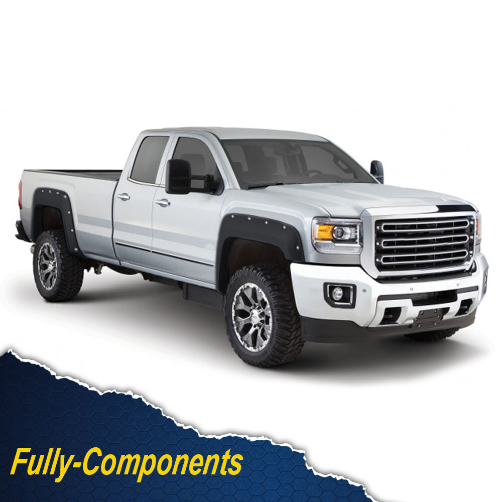 Fender Flares Pocket Rivet Offroad Fit For 2007-2013 GMC Sierra 1500 H/P