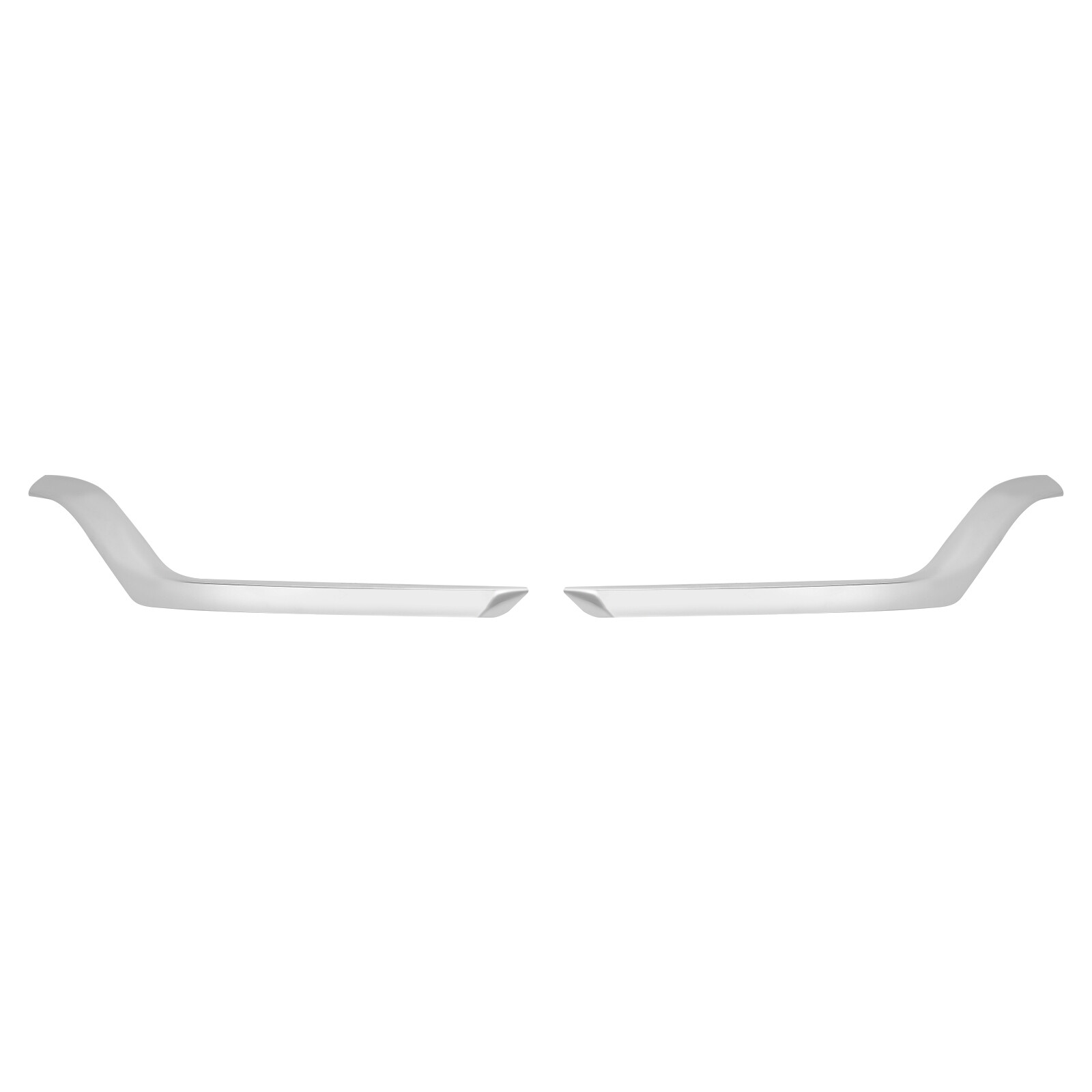 Front Lower Bumper Trim Moldings Kit For 2018-2019 Ford Explorer