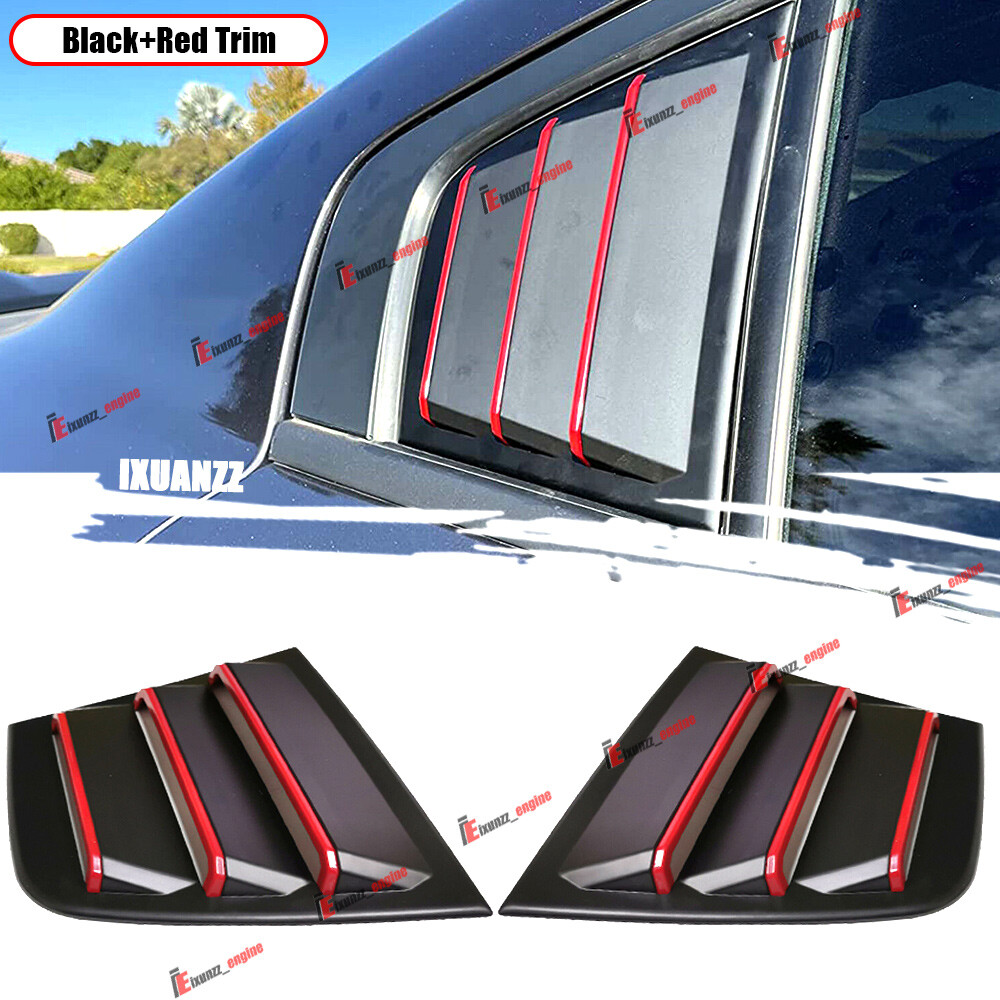 For Dodge Charger 2011-2023 Rear Side Window Blinds Louver Cover Accessories