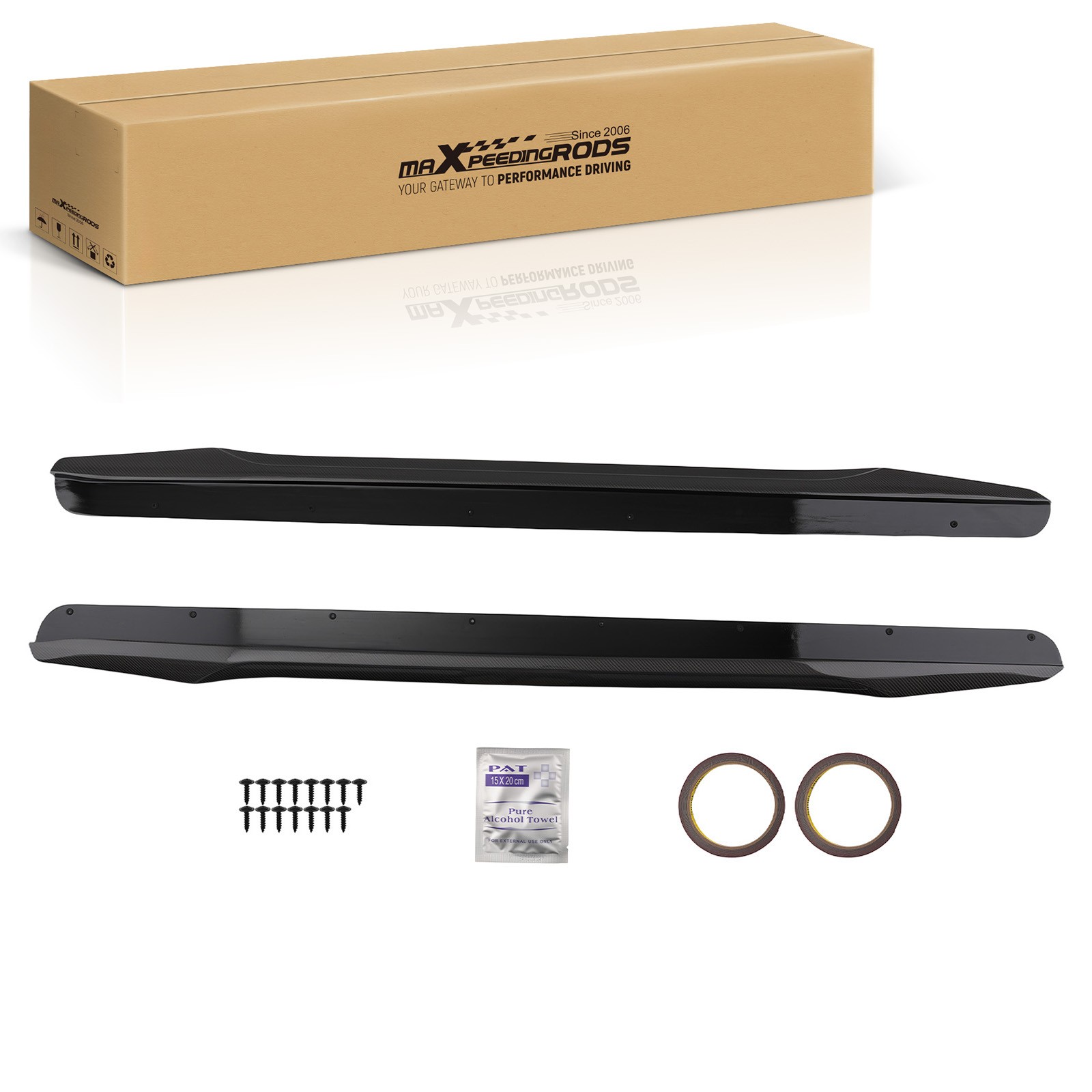 Side Skirts Set for Cadillac CTS-V Sedan/Wagon 4Door 2009-2014 Carbon Fiber